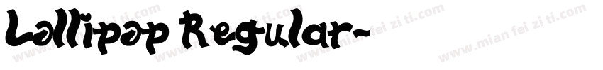 Lollipop Regular字体转换